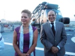 Dr. Gabriela Guillil, Ambassador of Germany and her husband Naguib